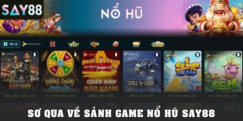 Sơ qua về sảnh game Nổ hũ SAY88
